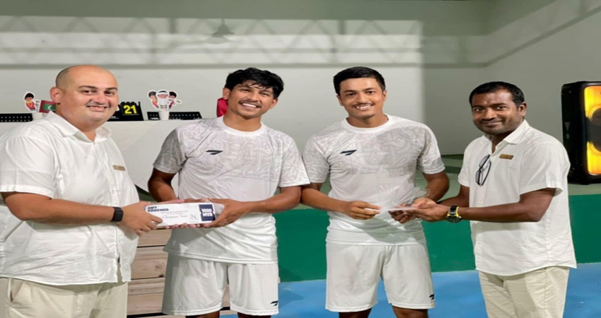 মালদ্বীপ প্রবাসী ব্যাডমিন্টন টুর্নামেন্টে চ্যাম্পিয়ন বাংলাদেশের মিরাজ-সাব্বির জুটি
